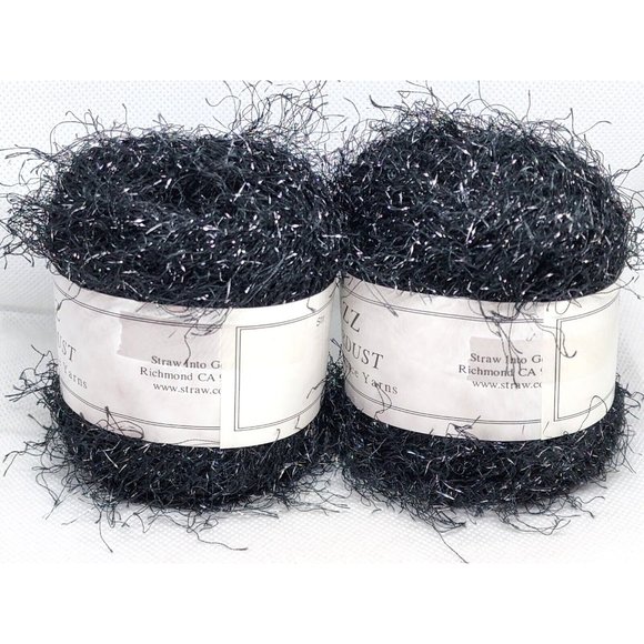 Fizz Stardust Crystal Palace 120yd/50gr Wide Range Of Gauges Poly/Lurex Yarn - Picture 4 of 12